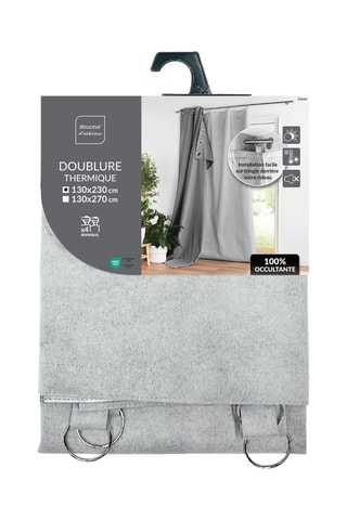 Doublure Cover - Gris - 130 x 230