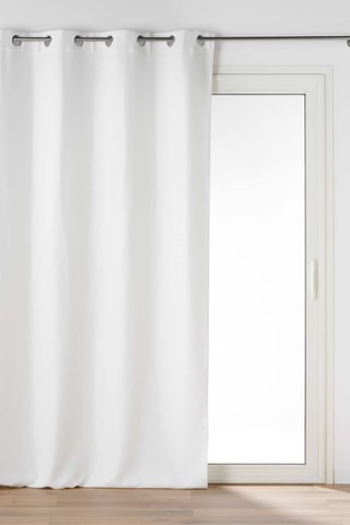 Rideau Chinea - Blanc - 135 x 240 cm