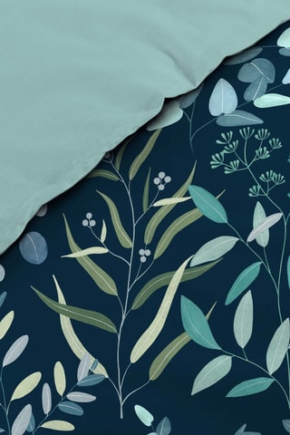 Parure de couette en coton 57 fils/cm² Stacy - Bleu