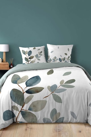 Parure de couette en coton 42 fils/cm² Joyce - Blanc