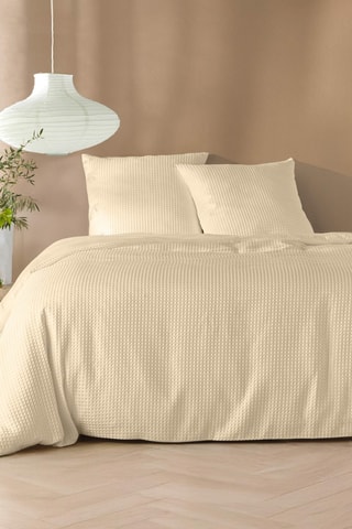 Parure de couette 292 g/m² Abelia - Beige