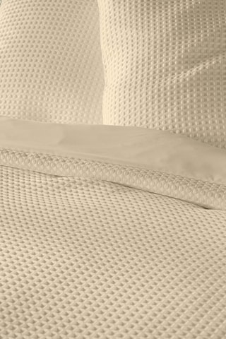 Parure de couette 292 g/m² Abelia - Beige