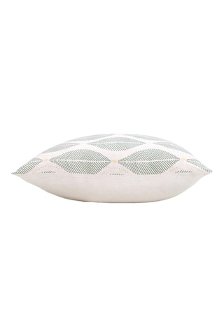 Coussin Maho - Crème et vert - 45 x 45 x 15 cm