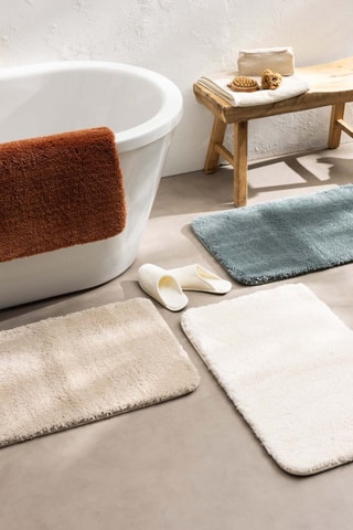 Tapis de bain Mael - Terracotta - 50 x 80 cm