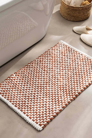 Tapis de bain - Orange - 50 x 80 cm