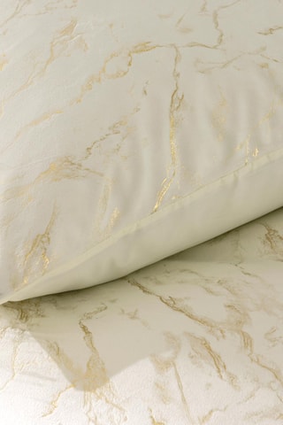 Parure de couette en coton 57 fils/cm² Marius - Crème