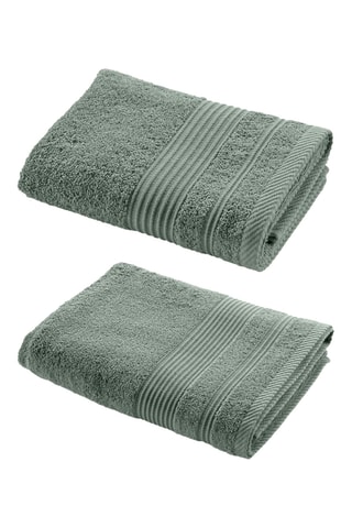 	Drap de douche - Cèdre - 70 x 130 cm et Serviette de toilette - Cèdre - 50 x 90 cm