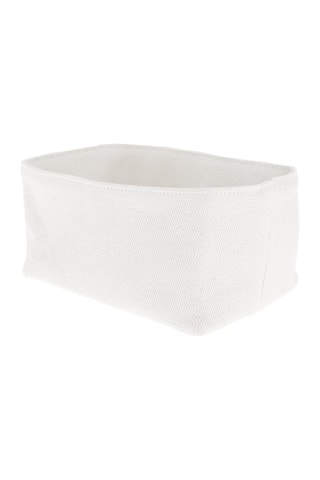 3 paniers de rangement Noah - 26 x 19 x 14,5 cm - Blanc