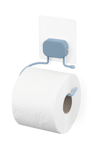 Porte-rouleau mural Grena 13 cm - Bleu