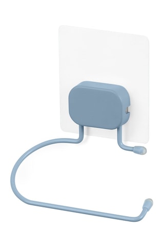 Porte-rouleau mural Grena 13 cm - Bleu
