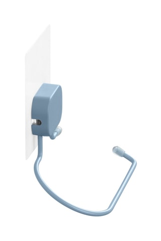 Porte-rouleau mural Grena 13 cm - Bleu