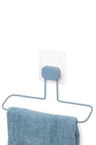 Porte-serviette mural Grena 25,5 x 14 x 6,5 cm - Bleu