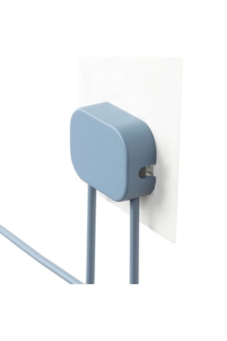 Porte-serviette mural Grena 25,5 x 14 x 6,5 cm - Bleu