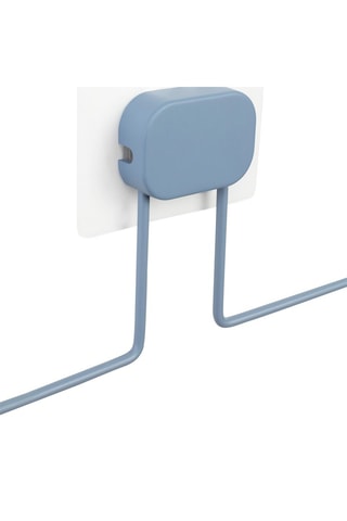 Porte-serviette mural Grena 25,5 x 14 x 6,5 cm - Bleu