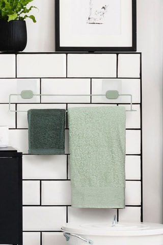Porte-serviettes mural Grena 50 x 9 x 6 cm - Vert