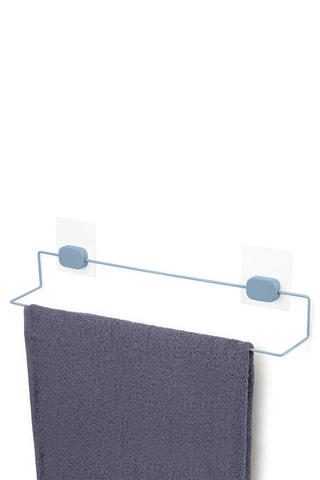 Porte-serviettes mural Grena 50 x 9 x 6 cm - Bleu