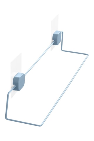 Porte-serviettes mural Grena 50 x 9 x 6 cm - Bleu
