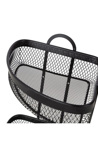 Etagère d'angle de douche - Noir