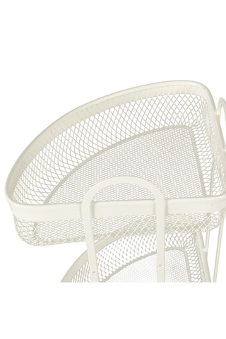 Etagère d'angle de douche - Blanc