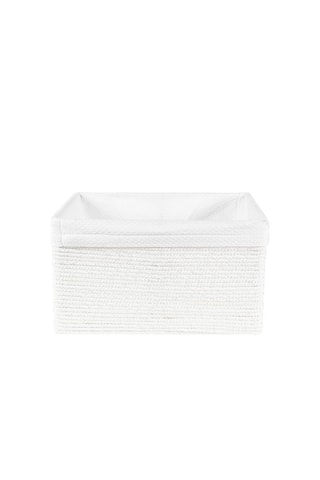 Cesta de organización 36 x 26 x 20 cm - Blanco