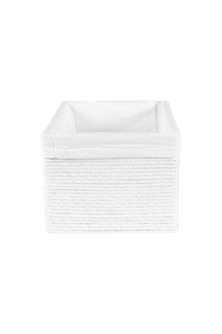 Cesta de organización 36 x 26 x 20 cm - Blanco