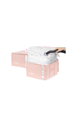 3 boîtes de rangement Rose Edition - 125 l - Rose