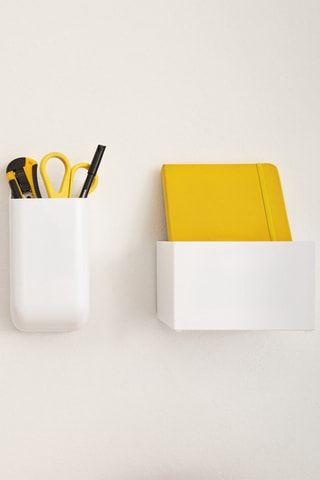 Boite de rangement - 10 x 6,7 x 19,6 cm - Blanc