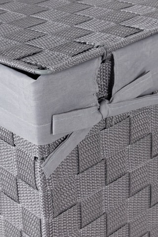 Panier à linge Stan - 30 x 30 x 50 cm - Gris