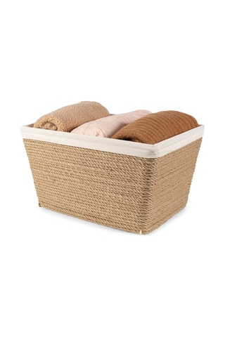 Cesta para ropa - 45 x 40/35 x 30/25 cm - Beige
