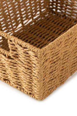 Panier - 31 x 24 x 14 cm - Marron