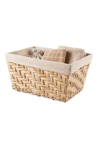 Panier Fiesta - 43,5 x 34 x 16,5 cm -  Beige