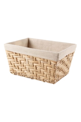 Panier Fiesta - 43,5 x 34 x 16,5 cm -  Beige