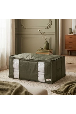 Boîte de rangement sous vide semi-rigide Ecologik - 65 x 45 x 27 cm - Kaki