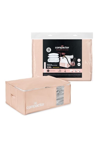 Boîte de rangement sous vide semi-rigide Pink Edition - 65 x 45 x 27 cm - Rose