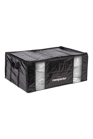 Boîte de rangement sous vide semi-rigide Black Edition - 65 x 45 x 27 cm - Noir