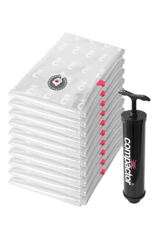 10 sacs de compression sous vide - 80 x 100 cm - Blanc
