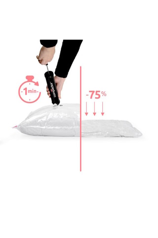 10 sacs de compression sous vide - 80 x 100 cm - Blanc