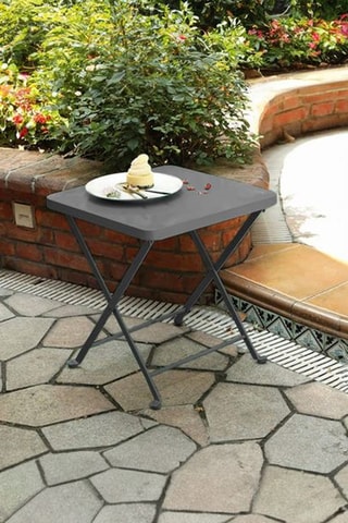 Table de salon de jardin - 40 x 45 x 40 cm
