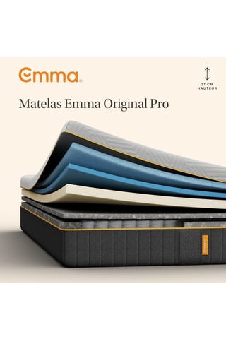 Matelas Emma Original Pro - 27 cm - 140 x 190 cm