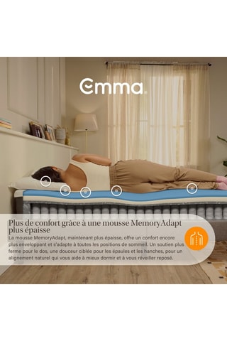 Matelas Emma Original - 25 cm - 140 x 190 cm