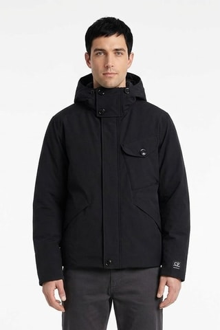 Chaqueta con capucha - Negro