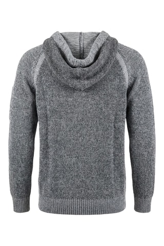 Jersey de lana con capucha - Gris