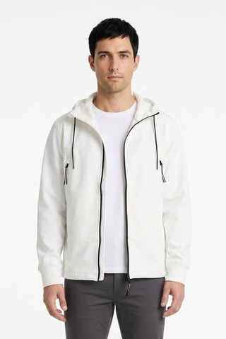 Chaqueta con capucha - Blanco