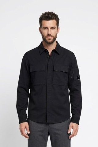 Camisa de lana - Azul marino