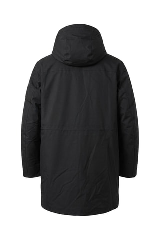Parka con capucha - Negro