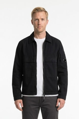 Sobrecamisa oversize - Negro