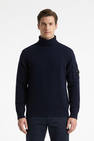 Jersey de lana - Azul marino
