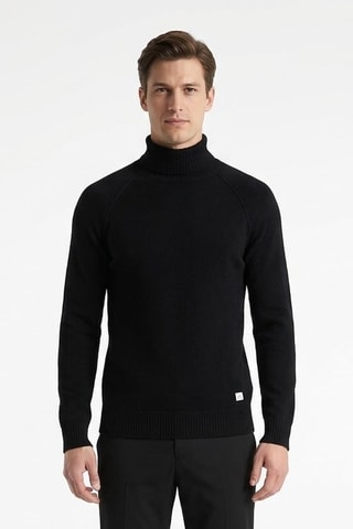 Jersey de lana y cachemir - Negro