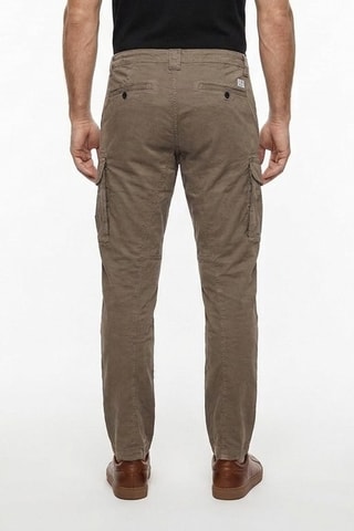 Pantalón cargo - Beige