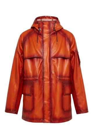 Chaqueta con capucha - Naranja
